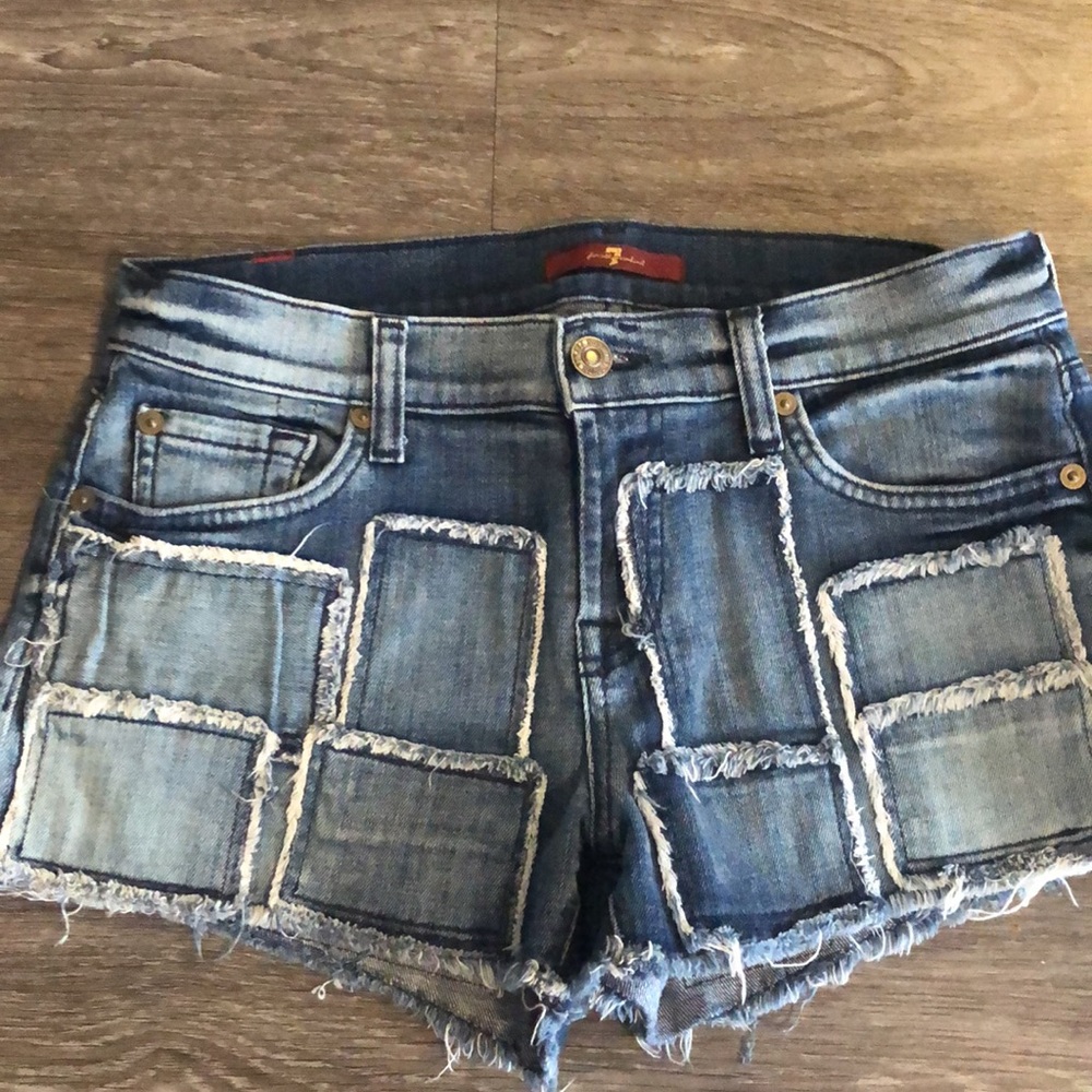 Patchwork Shorts - image 2